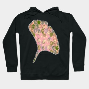 Mosaic Ginkgo (Peach and Pink) Hoodie